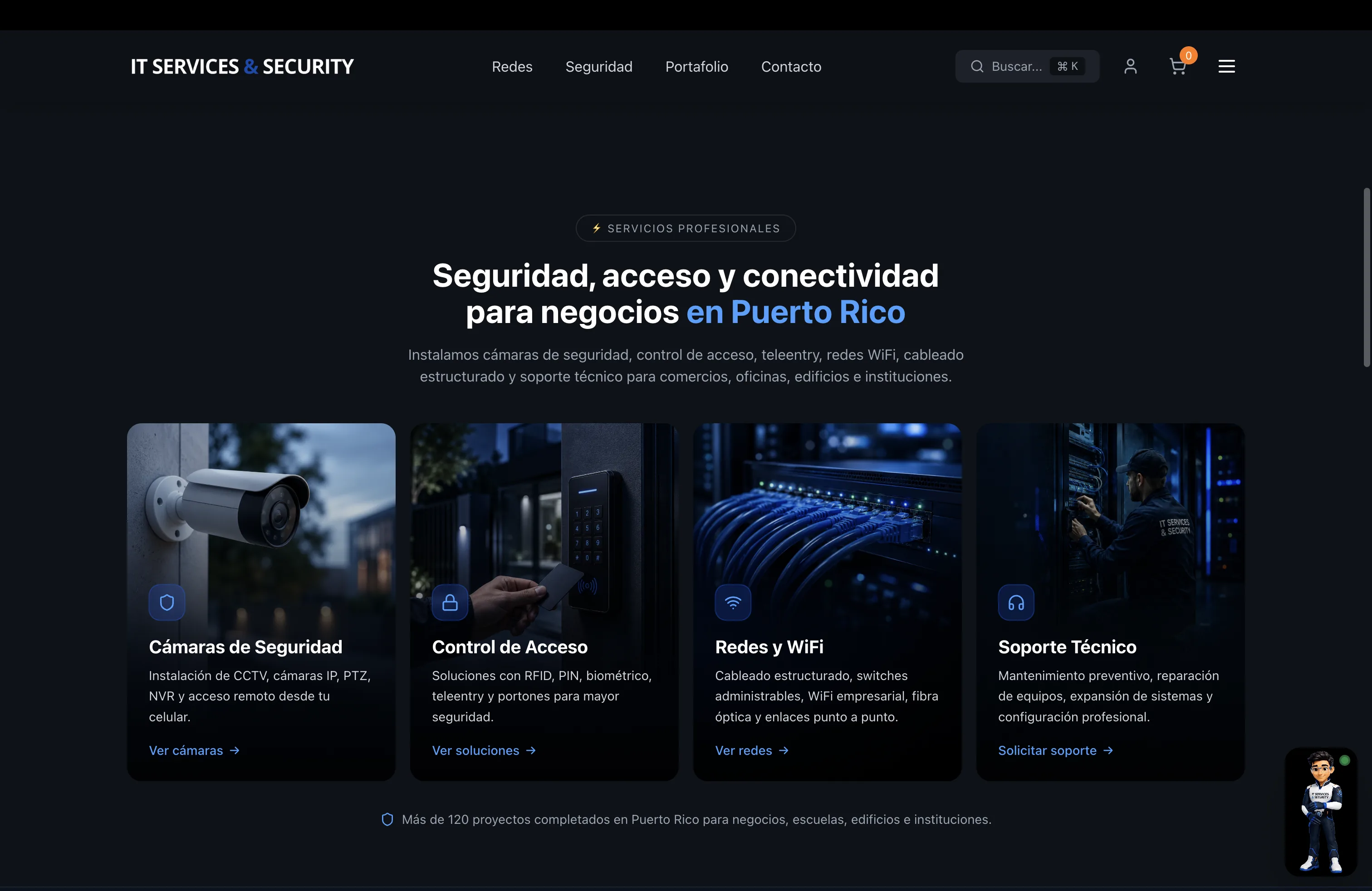 IT Services & Security — pantalla 1